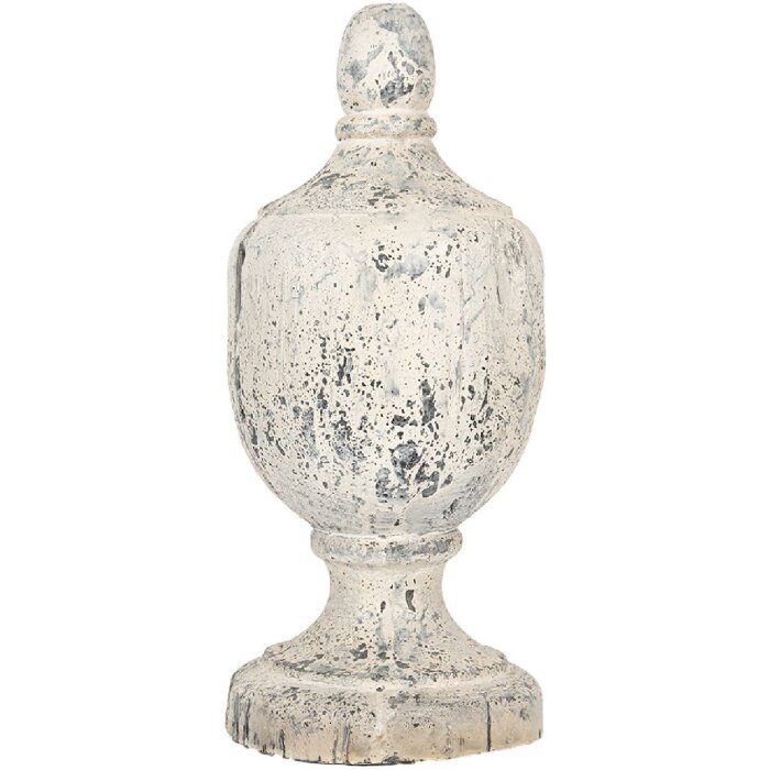 Clayre & Eef Ornament Decorativ Bej-Gri Ø 19x45 cm