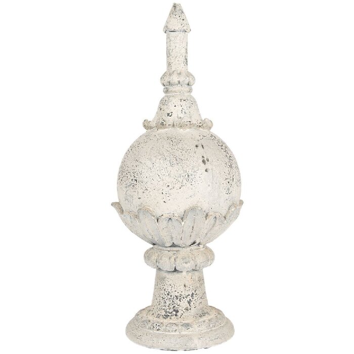 Clayre & Eef Ornament Decorativ Bej Gri Ø 24x61 cm