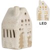 Clayre & Eef Casă Decorativă cu LED 6x5x10 cm