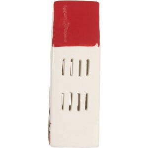 Clayre & Eef 6CE2177L Dekoration Haus mit LED 7x6x19 cm