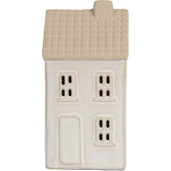 Clayre & Eef 6CE2181 Dekoration Haus mit LED 6x5x11 cm