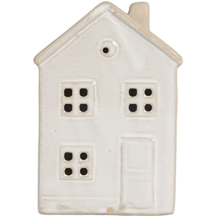 Clayre & Eef 6CE2182 Dekoration Haus mit LED 8x5x12 cm