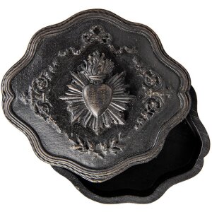 Clayre & Eef Cufăr de bijuterii 12x11x4 cm Polirasină