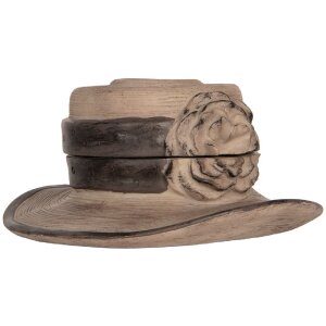 Clayre & Eef 6PR5545 Schmuckkästen Hut Ø 22x11 cm