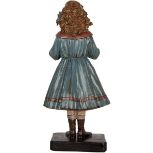 Clayre & Eef 6PR5551 Dekoration Frau 15x14x31 cm Beige Blau