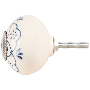 Clayre & Eef 66270 Buton Ușă Ceramică Rustic...