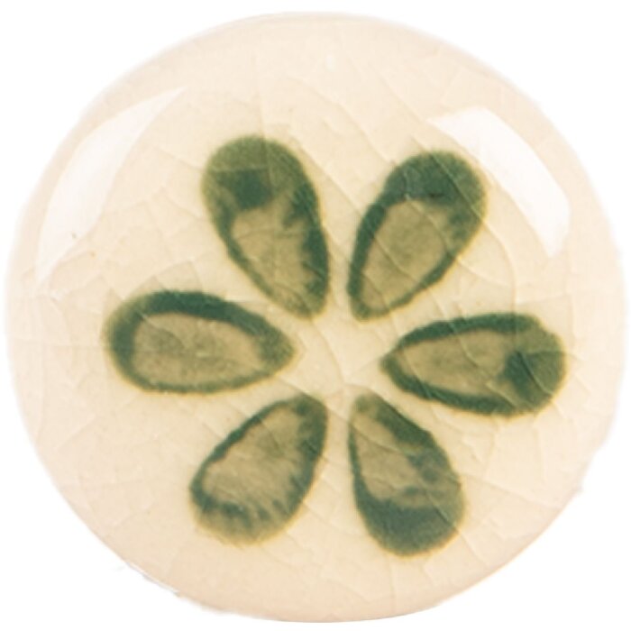 Clayre & Eef 66275GR Mâner Ușă Ceramic Ø 3 cm