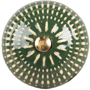 Clayre & Eef 66283 Türknopf Keramik Durchmesser 4x3 cm