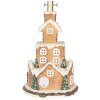 Clayre & Eef 5MG0093 Weihnachtsbaumständer Ø 35x57 cm Braun und Weiß