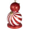 Clayre & Eef 5MG0096 Weihnachtsbaumständer Rot und Weiß Ø 55x84 cm