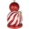 Clayre & Eef 5MG0096 Weihnachtsbaumständer Rot und Weiß Ø 55x84 cm
