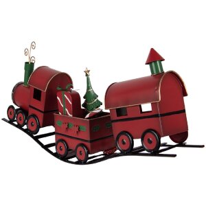 Clayre & Eef 5Y1294 Dekoration Zug 63x13x31 cm Rot