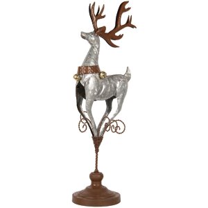 Clayre & Eef 5Y1297 Ren 24x24x68 cm Gri, Decorațiune...