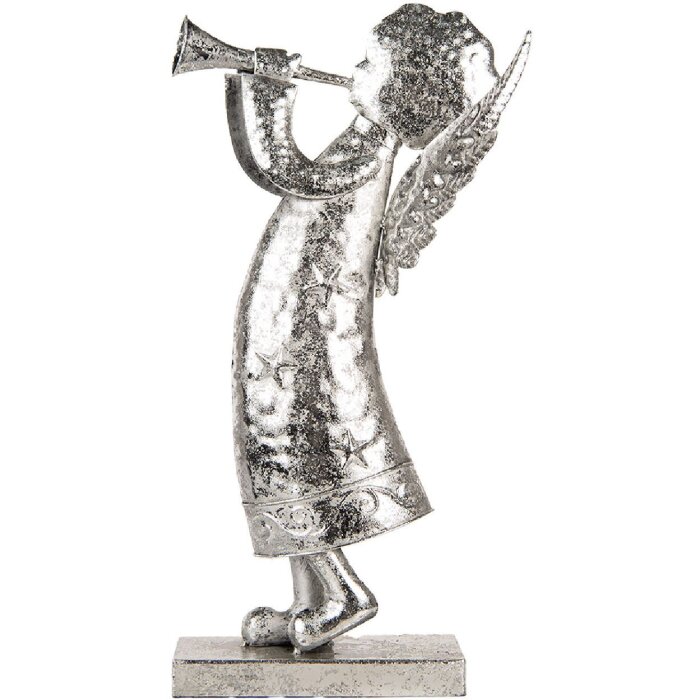 Clayre & Eef Înger Decorativ 30x15x50 cm Argintiu