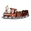 Clayre & Eef Decorațiune Tren 79x15x37 cm Roșu