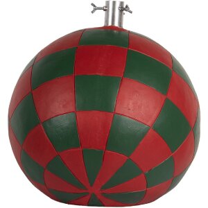 Clayre & Eef 6MG0118 Weihnachtsbaumständer 42x42x43 cm Rot Grün