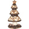Clayre & Eef 6MG0146 Dekoration Weihnachtsbaum Ø 22x43 cm Braun und Beige