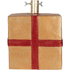 Suport brad Clayre & Eef 6MG0150 auriu, 26x25x32 cm, stil rustic