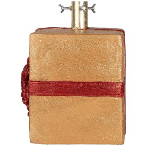 Suport brad Clayre & Eef 6MG0150 auriu, 26x25x32 cm, stil rustic