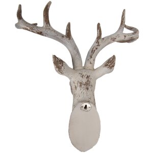 Clayre & Eef 6PR5522 Decorațiune de perete Căprioară 33x16x37 cm