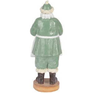 Clayre & Eef 6PR5528 Decorațiune Moș Crăciun 11x11x30 cm