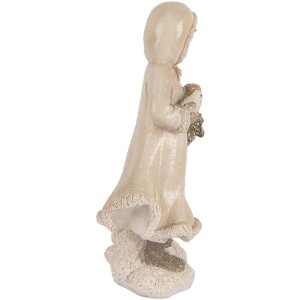 Clayre & Eef 6PR5531 Decorațiune Copil Bej-Maro 10x7x17 cm