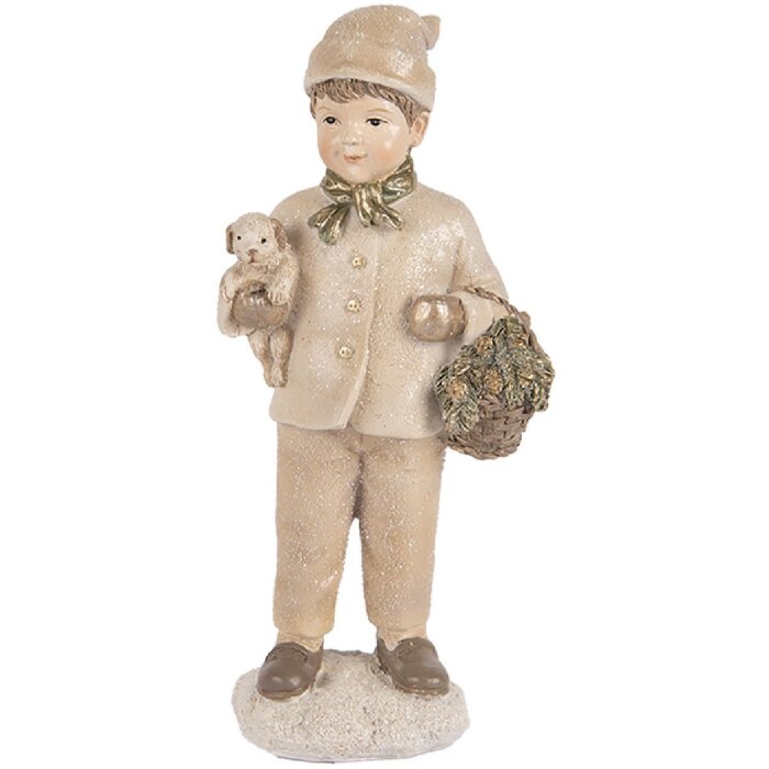 Decorațiune Copil Clayre & Eef 9x7x18 cm Beige