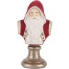 Clayre & Eef 6PR5538 Bust Decorativ Moș Crăciun 10x9x19 cm