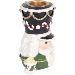 Clayre & Eef 6PR5541 Kerzenständer Nussknacker 8x6x9 cm