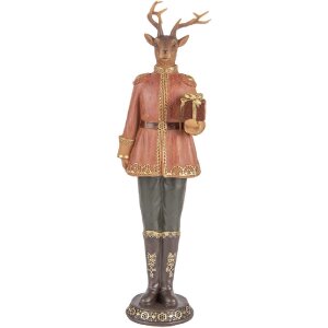 Clayre & Eef 6PR5542 Dekoration Rentier 11x10x38 cm