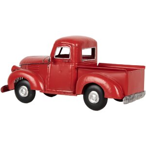 Clayre & Eef 6Y5812 Decorațiune Camion Vintage 45x22x21 cm Roșu