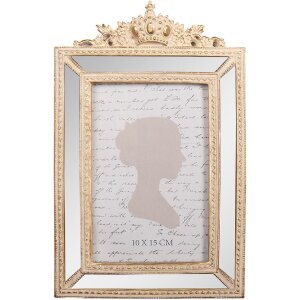 Clayre & Eef 2F1324 Fotorahmen 15x2x23 cm Goldfarbig...