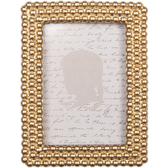 Clayre & Eef 2F1329 Ramă Foto Aurie 9x2x11 cm / 6x9 cm