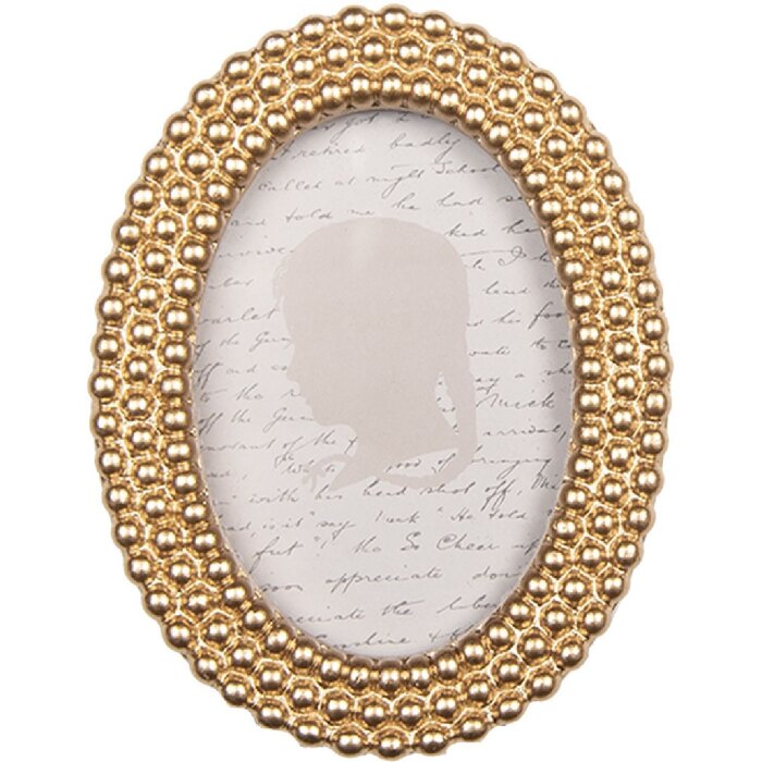 Clayre & Eef 2F1330 Ramă Foto Aurie 8x2x11 cm, 6x9 cm