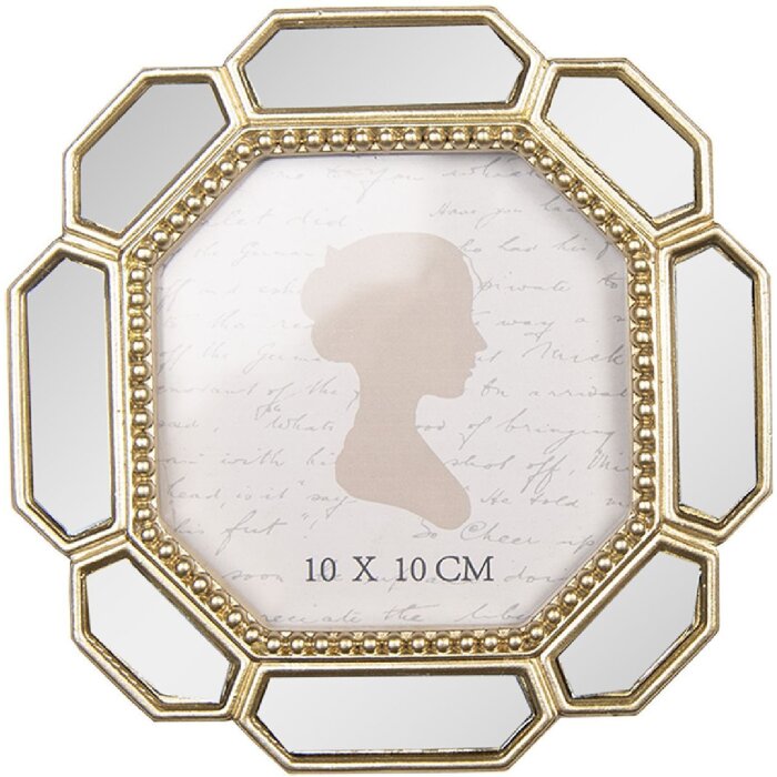 Clayre & Eef 2F1334 Ramă Foto Auriu 15x10 cm