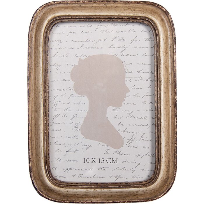 Clayre & Eef 2F1335 Ramă foto rustică 14x2x19 cm pentru fotografii 10x15 cm