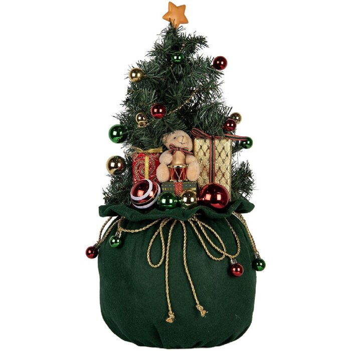 Clayre & Eef 50830 Dekoration Weihnachtsbaum mit LED Ø 30x68 cm