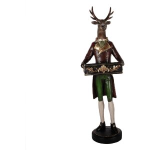 Clayre & Eef 5PR0171 Decorațiune Ren 32x31x96 cm Maro...