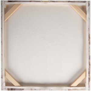 Clayre & Eef 66266 Wanddekoration 51x3x51 cm Beige/Rosa