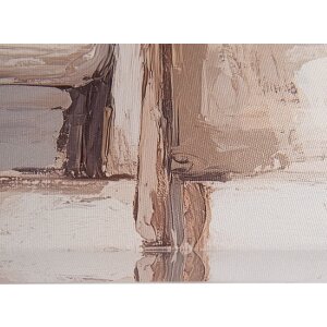 Clayre & Eef 66266 Decorațiune de perete 51x3x51 cm Bej/Roz