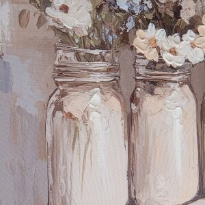 Clayre & Eef 66266 Decorațiune de perete 51x3x51 cm Bej/Roz