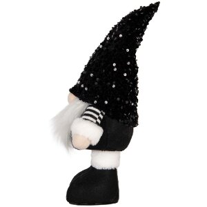 Clayre & Eef 66326 Decorațiune Gnom cu LED 10x15x38 cm