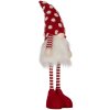 Clayre & Eef 66328 Dekozwerg mit LED Rot und Weiß 56 cm