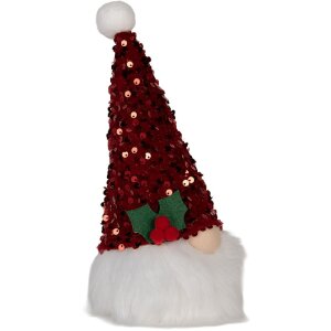 Clayre & Eef 66330 Dekoration Zwerg mit LED 10x10x25 cm