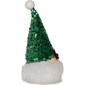 Clayre & Eef 66331 Dekoration Zwerg mit LED 10x10x25 cm