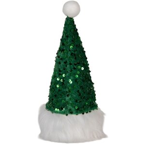 Clayre & Eef 66331 Decorațiune Gnom cu LED 10x10x25 cm