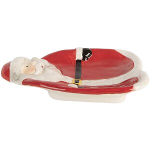 Clayre & Eef 6CE2213R Kleiner Teller 20x16x4 cm Rot