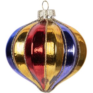 Clayre & Eef 6GL5102 Christbaumkugel Ø 8 cm...