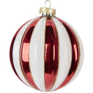 Clayre & Eef 6GL5118 Christbaumkugel Ø 10x11...