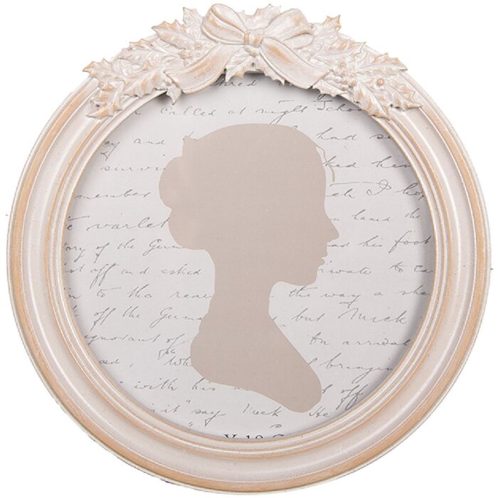 Clayre & Eef 2F1316 Ramă foto 15x2x16 cm / Ø 13 cm